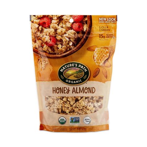 Organic Honey Almond Granola By Natures Path Thrive Market