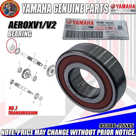 Aerox V V Bearing Z Ygp Genuine X Shopee Philippines