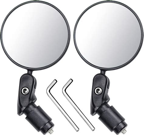 Pcs Bicycle Mirrors Bar End Bike Mirror Rotatable Handlebar