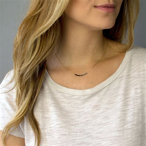 Boho Necklace, Layering Necklace, Minimalist Necklace, Beaded Choker ...