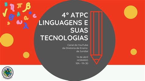 Atpc De Linguagens E Suas Tecnologias Youtube