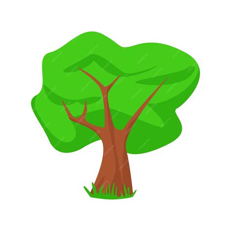 Premium Vector | Forest green oak