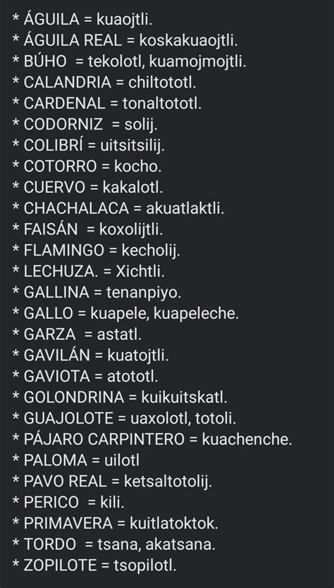 Pin de Quetzali Hernández en La raza de oro Palabras en nahuatl