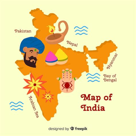 India Map Illustration