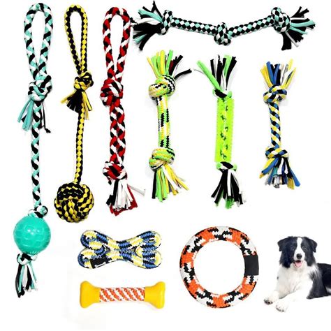 Dogs Interactive Dog Rope Toy Tug Dog Chew Toy - Dog Chew Toy and ...