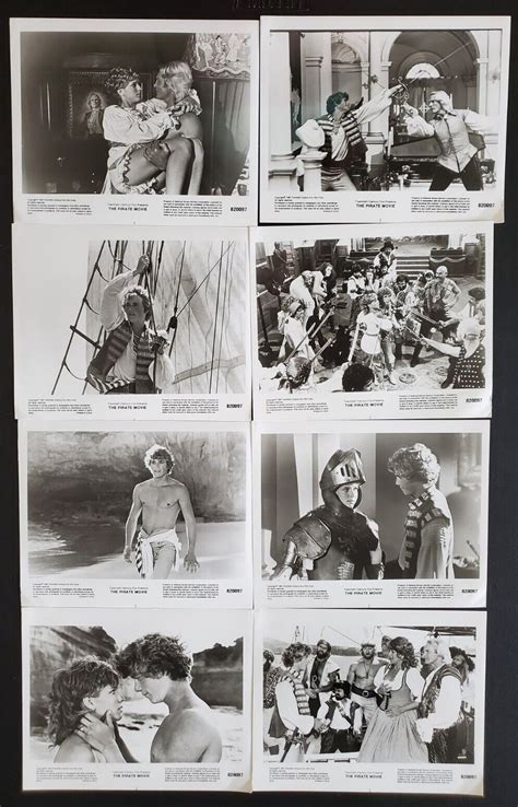 Pirate Movie Black And White 8x10 Still Set 1982 Kristy Mcnichol Atkins