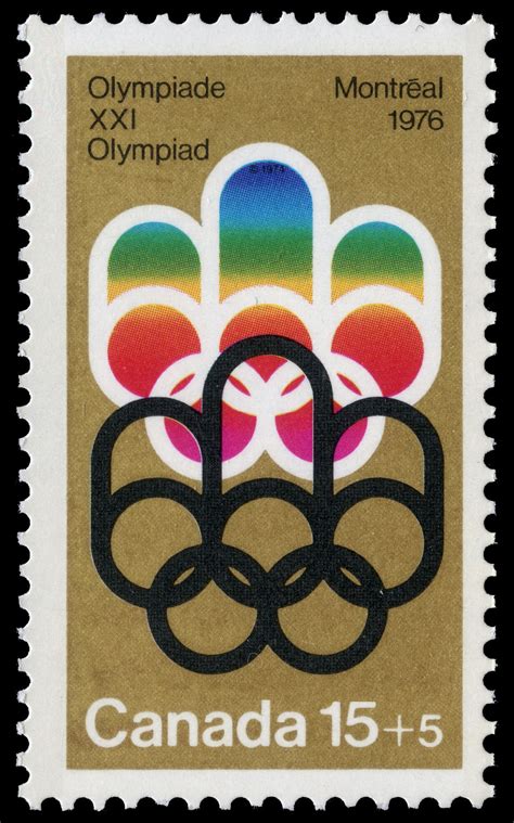 Symbol of the Montreal Games - Canada Postage Stamp | 1976 Olympic Games