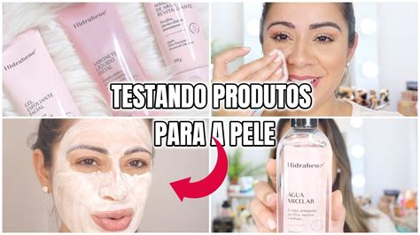 Testando Produtos Novidade De Cuidados A Pele Youtube