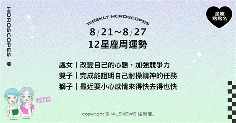 821~827星座點點名：金牛須衡量現實與想像的差距。每日星座進化20 星座運勢、週運勢、星座點點名、每日星座進化20 生活