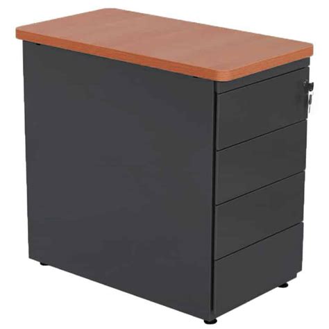 Caisson Hauteur Bureau Tiroirs Dessus M Lamin Armoire Plus