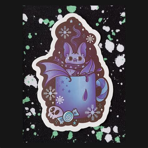 Cute Bat Sticker - Miss Sombre - New Zealand