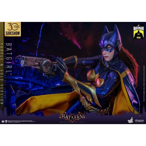 Batgirl Hot Toys Vgm Purple And Gold Batman Arkham Knight