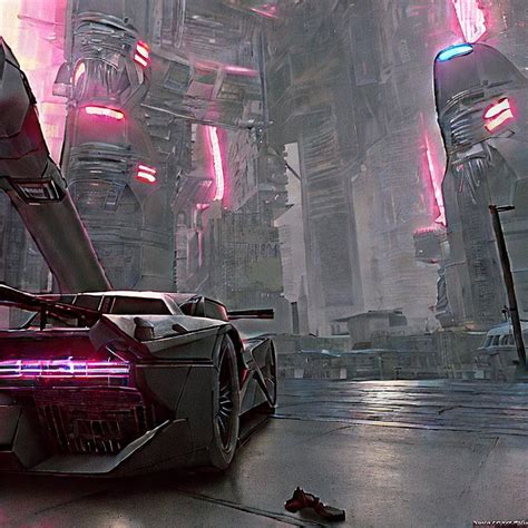 cyberpunk car  counttosingularity  deviantart