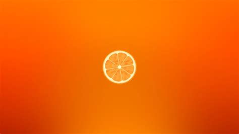 Orange Minimalism Slice Slice Wallpaper - [1920x1080]