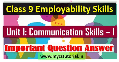 Class Employability Skills Unit Self Management Skills Mcq S Page