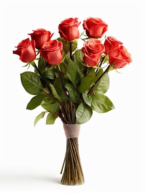 Premium Photo Valentines Day T Romantic Red Rose Bouquets For