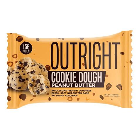 Cookie Dough Peanut Butter Outright Mts Nutrition Protein Bars Uk