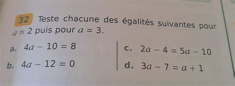 Bonjour Qui Pourrais M Aider Pour Mon Excercice De Maths Svp