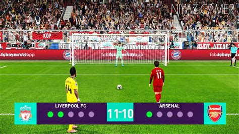 Pes Liverpool Vs Arsenal Penalty Shootout Gameplay Pc Youtube