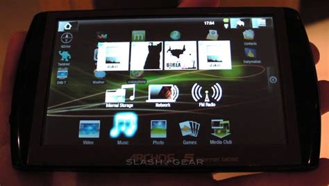 Archos 5 Android Internet Tablet Hands On Video SlashGear