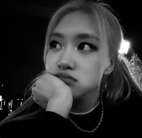 RosÉ Dark Icon Rose Icon Rosé Blackpink Cute Blackpink Rose