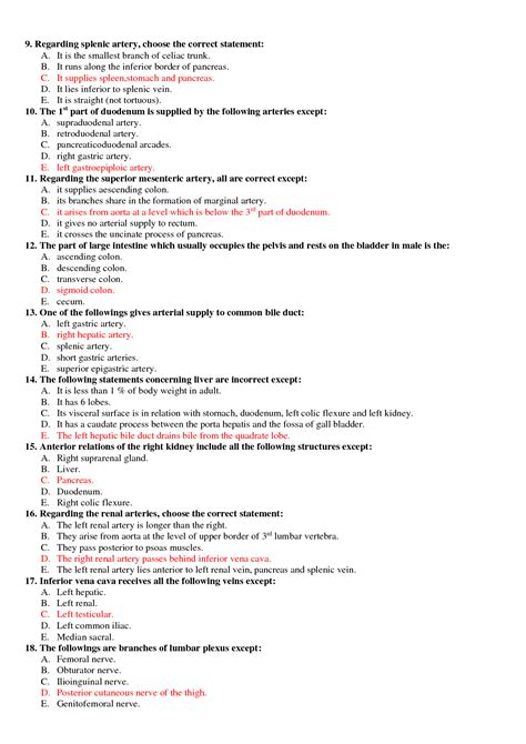 SOLUTION Gross Anatomy Mcqs Include Abdomen Neuroanatomy Pelvis Head