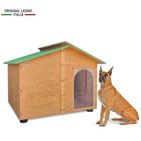 Cuccia In Legno Per Cani Da Esterno Rinforzata Made In Italy Mod