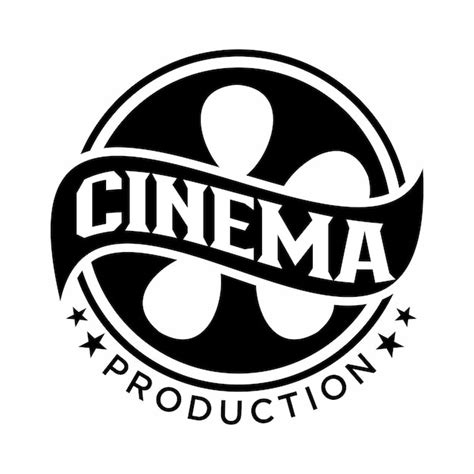 Logotipo De La Productora De Cine Vector Premium