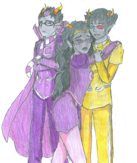 Feferi X Sollux And Jealous Eridan By Fullmetalshaman34 On Deviantart