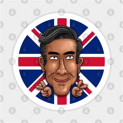 Rishi Sunak Victory Sign British Flag Rishi Sunak Magnet Teepublic