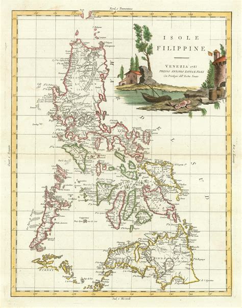 18th Century Italian Map Of The Philippines Altea Gallery