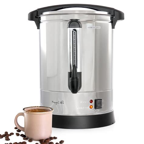 Amazon.com | Megachef Stainless Steel Coffee Urn (100 Cup): Coffee Urns