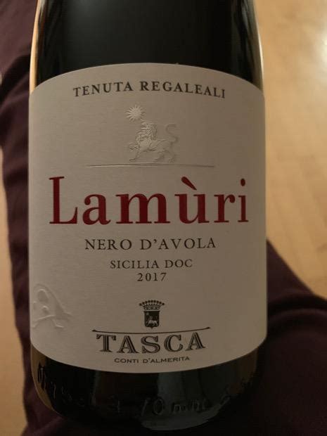 Tasca D Almerita Nero D Avola Sicilia Lam Ri Tenuta Regaleali