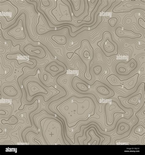 Mapa topográfico perfecta de fondo de contorno Mapa Topo con la