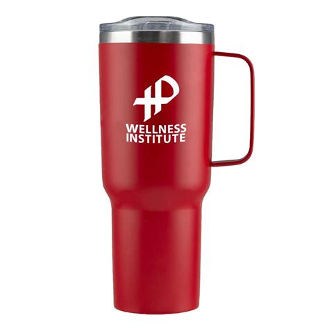 Mammoth Stainless Steel Tumbler 40 Oz With Handle And Straw Personalization Available