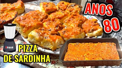 Deliciosa Pizza De Sardinha Dos Anos 80 Mestre Alfa