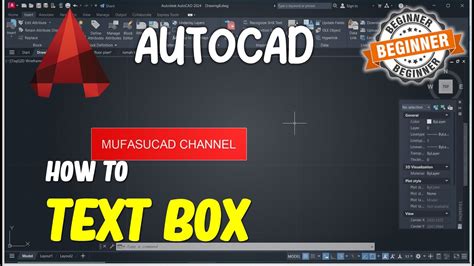 AutoCAD How To Text Box YouTube