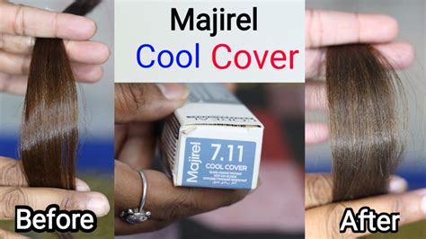 Majirel Cool Cover Hair Color Change By Salonfact Youtube