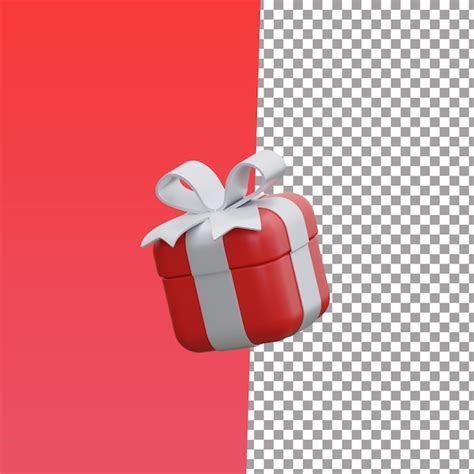 Caja De Regalo Roja D Archivo Psd Premium