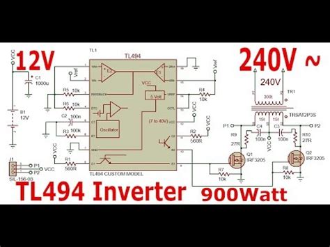 54 Rangkaian Inverter Ic Tl494