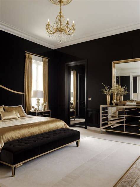 Unleash The Elegance Stunning Luxury Bedroom With A Classy Black