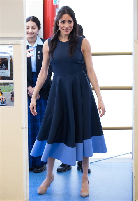 Meghan Markle En Robe Tricolore Les Plus Beaux Looks De Meghan Markle