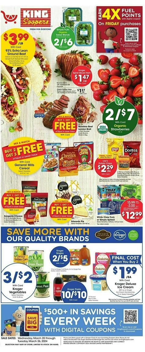 King Soopers Weekly Ad Deals From March