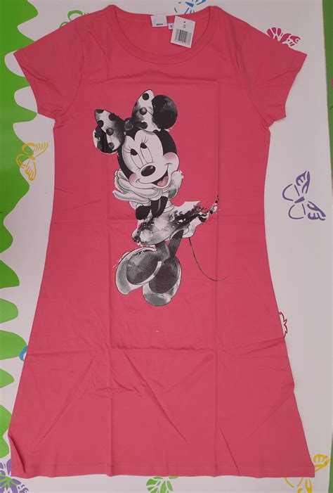 Nachthemd Sleepshirt Bigshirt Damen Minnie Mouse Größe S M Xl Xxl Ebay