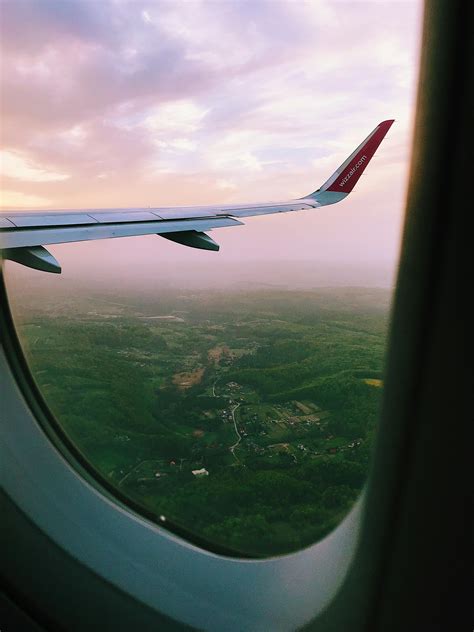 Airplane Window Seat View · Free Stock Photo