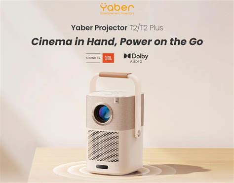 Yaber Unveiled T2 T2 Plus 450 ANSI Portable Projector Built In