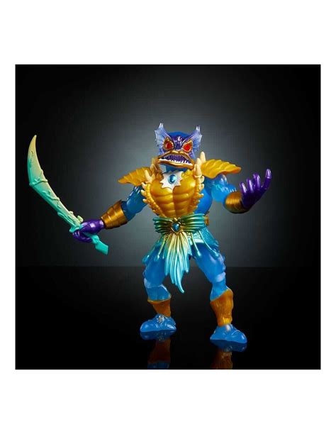 Pixelatoy Deluxe Mer Man Motu X Tmnt Turtles Of Grayskull Mattel