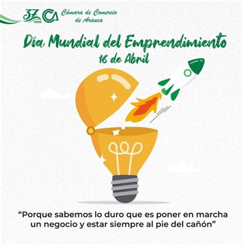 D A Mundial Del Emprendimiento C Mara De Comercio De Arauca