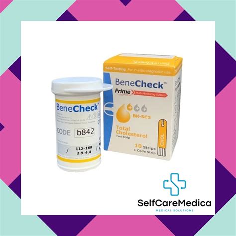 Jual Benecheck Prime Test Strip Kolesterol 10pcs Shopee Indonesia