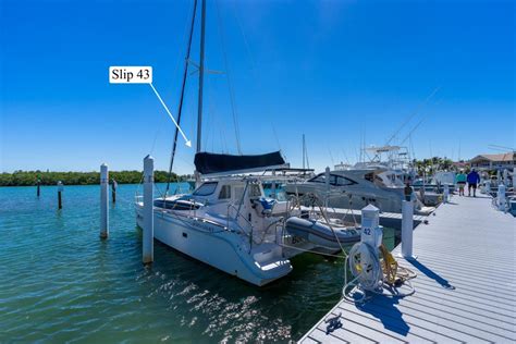 Private Dock At The Boat House Marina Marathon Fl Dock Skipper